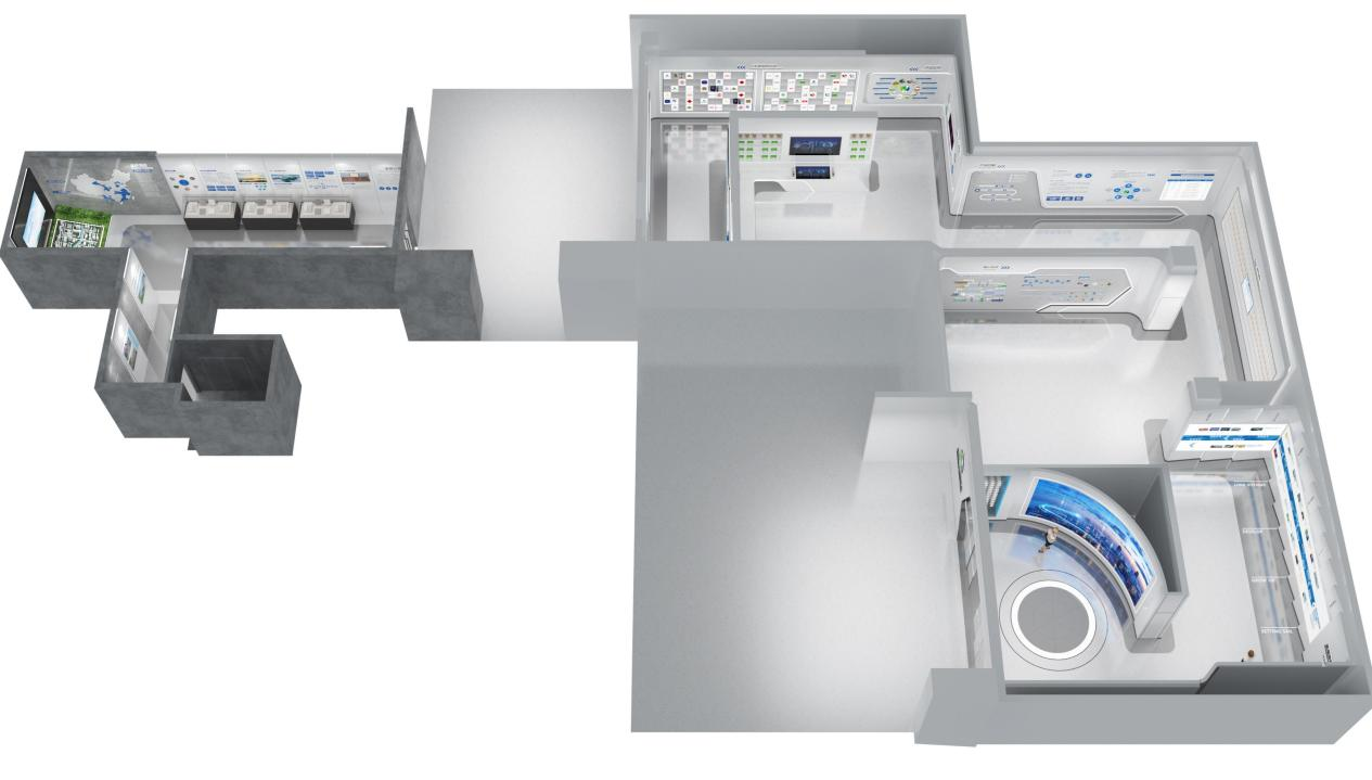 路德企業(yè)展廳設(shè)計(jì)效果圖