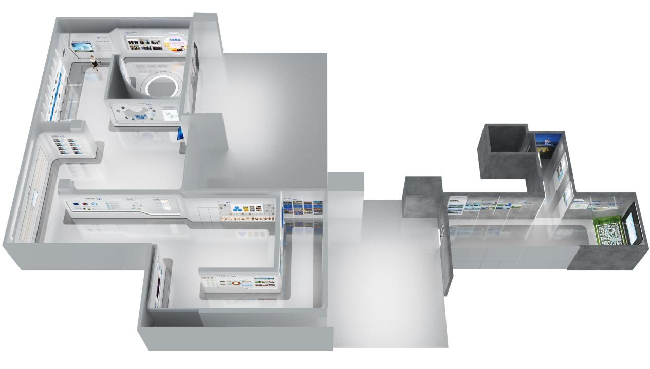 路德企業(yè)展廳設(shè)計(jì)效果圖